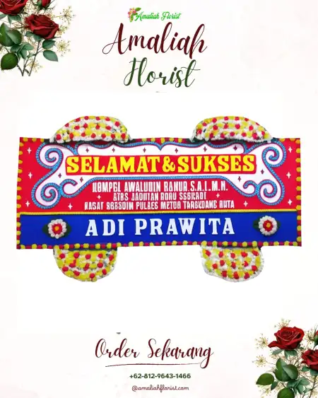 Papan Bunga Ucapan Selamat Gumalar
